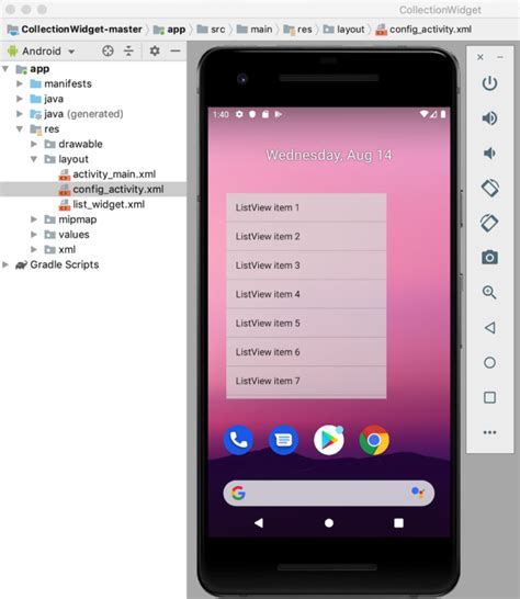 Image result for Android Widget Examples