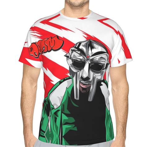 Mf Doom Unisex 3d Pattern Printed Short Sleeve T-Shirts Casual Graphics ...