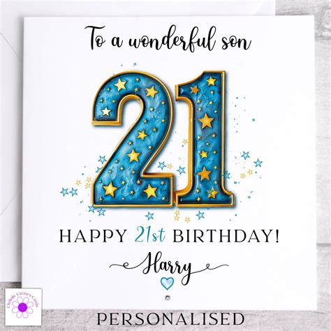 Happy 21st Birthday Son Graphics