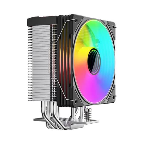 Yammee Efficient CPU Air Cooling 4 Heat Pipes 120mm ARGB Fan Aluminum ...