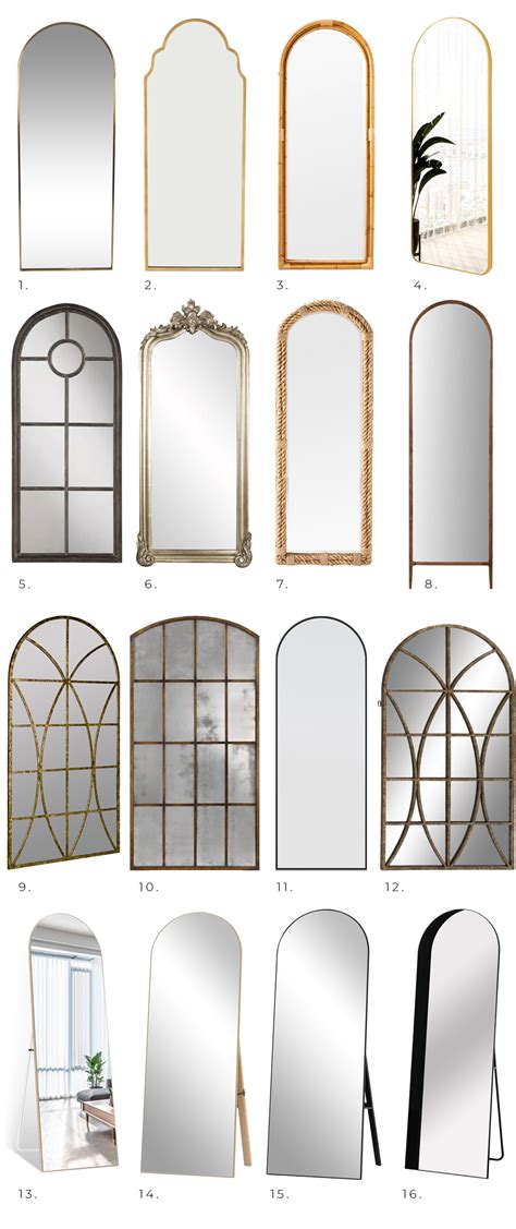 20+ Stylish Full Length Arched Mirror Options You'll Love - Pursuit Decor