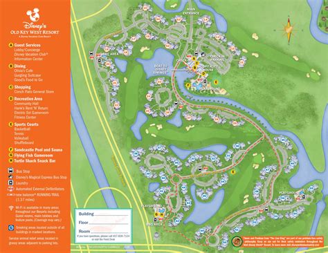 Disney Old Key West Resort Location and Map - Directions, Resort Map
