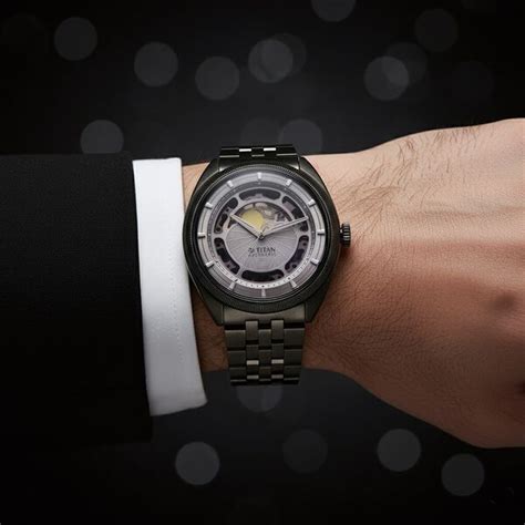 Buy Online Titan Stellar Cupola Automatic Analog with Sun Moon Phase ...