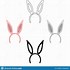 Image result for Bunny Face Headband