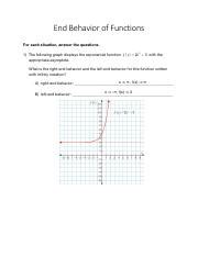 Image result for Exponential Graphs End Behavior
