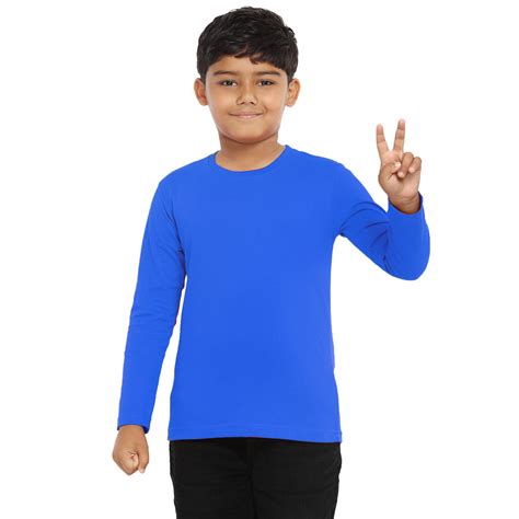 Boys Fullsleeve Plain t-shirts | Kids Plain Full sleeve T-shirts ...