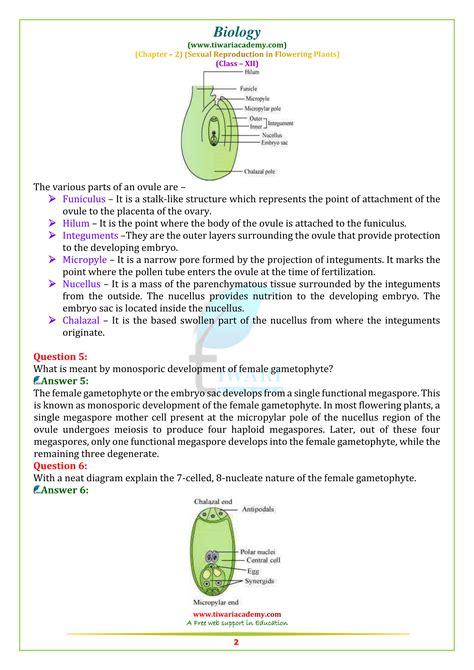 Image result for Class 12 Biology Chapter 2 Exercise