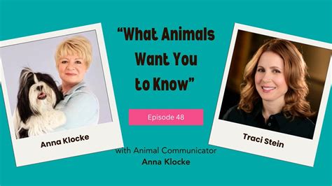 Animal Communicator Anna Klocke: What Animals Want Us to Know - YouTube