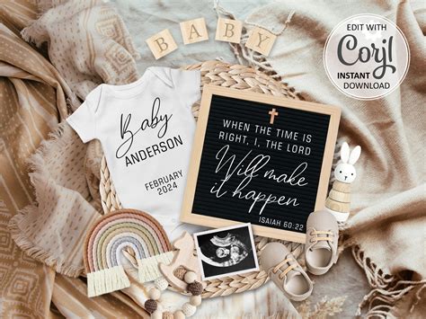 Twin pregnancy announcement digital rainbow baby reveal etsy – Artofit