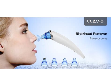 UCRAVO Blackhead Remover Pore Cleaner Pimple Extractor Skin Care Facial ...