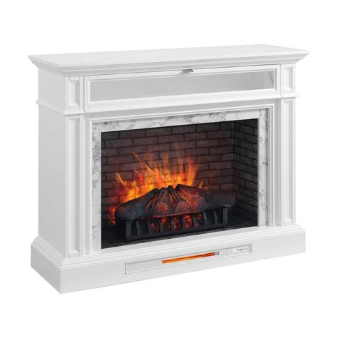 Buy Keighley 52 in. Freestanding Faux Marble Surround Electric ...