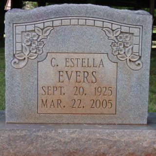 Clara Estella Evers (1925-2005): homenaje de Find a Grave