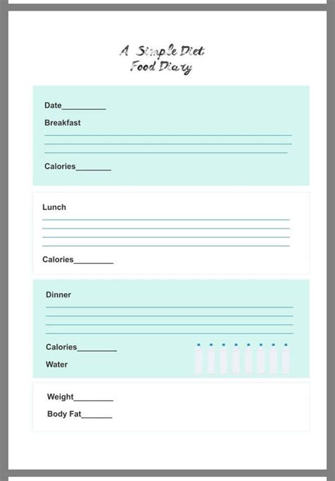 Simple Diet Meal Plan 的图像结果