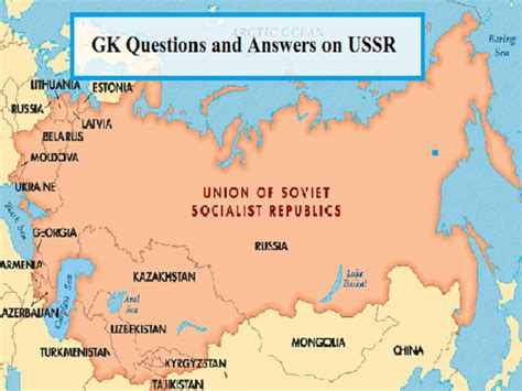 GK Questions and Answers on USSR