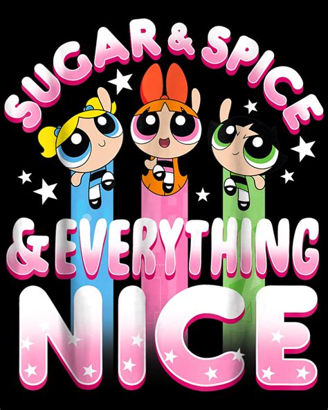 Powerpuff Girls Sugar Spice & Everything Nice Png Powerpuff | Etsy