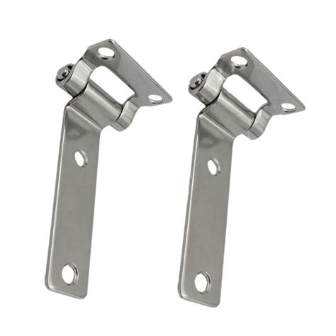 Pair of Stainless Steel 304 T-Shape Door Hatch Hinge L 5.3 inï¼Ë ...