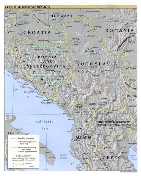 Maps of Balkans | Detailed Political, Relief, Road and other maps of ...