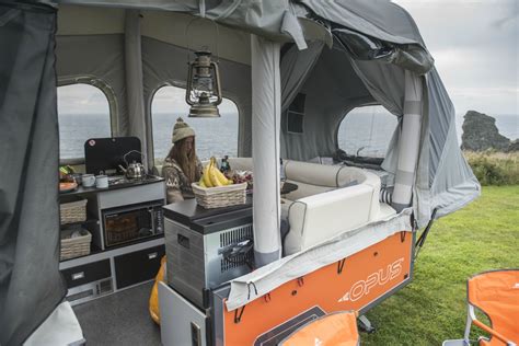 The Air Opus pop-up camper inflates in 90 seconds flat