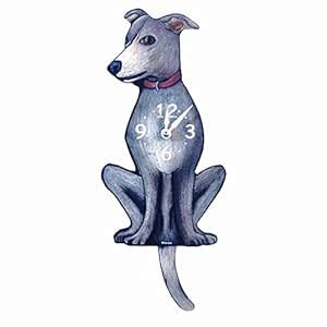 Buy Swinging-Tail Pendulum Dog Clock - Greyhound Online at Low Prices ...