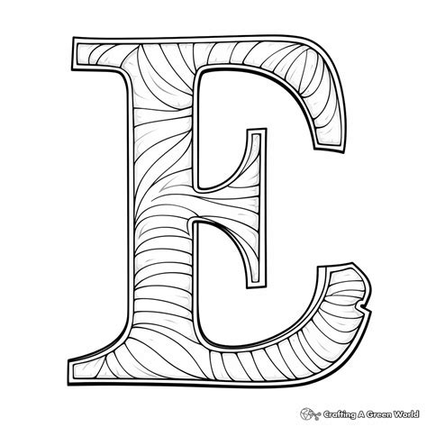 Plain Alphabet Coloring Pages - Free & Printable!
