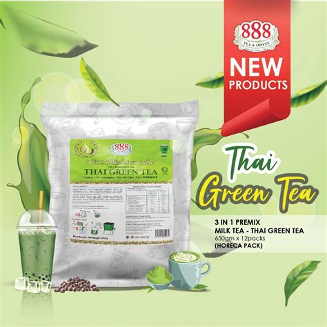 888- 3IN1 PREMIX MILK TEA - Thai Green Tea - 650g | Shopee Malaysia