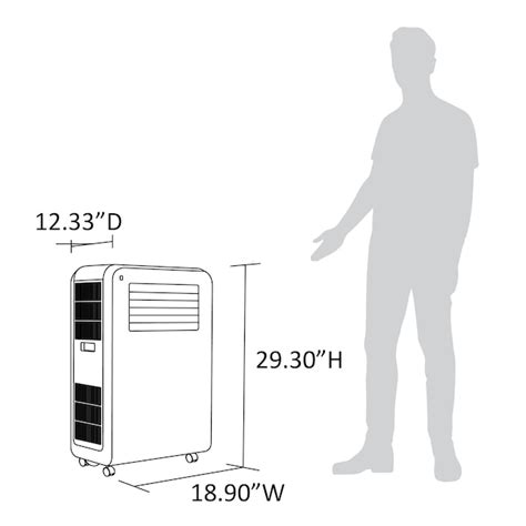 NewAir 7700 BTU DOE 115-Volt Vented Medium Room Portable Air ...