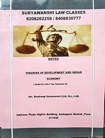 THEORIES OF DEVELOPMENT AND INDIAN ECONOMY : Adv. Shubangi Suryawanshi ...