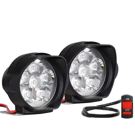 SSLG 6 LED Foglight Original Bike Fog Light Universal Fog Lamp Assembly ...