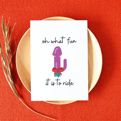 Dirty Christmas Card, Naughty Christmas Card, Rude Couple Gift, Naughty ...