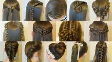 Hair Hairstyles For School by 14 Easy Hairstyles For School Compilation 2 Weeks Of Hair Hairstyles For School