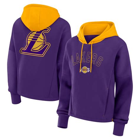 Fanatics Los Angeles Lakers Post Up Boxy Pullover Hoodie | Academy