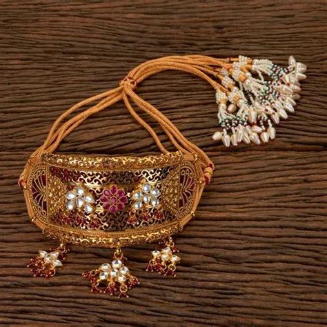 Antique Baju Band - Antique Classic Gold Plated Baju Band 203054 ...