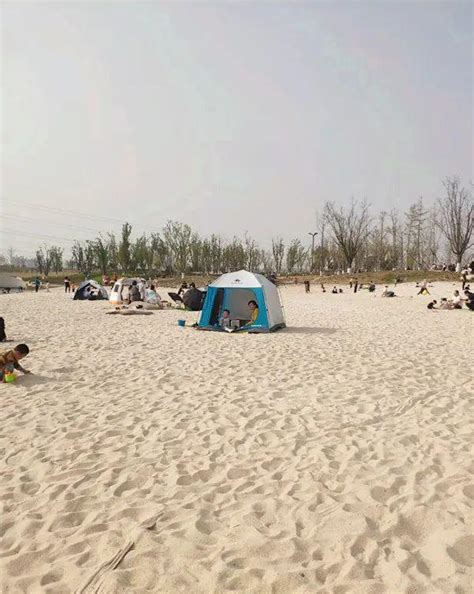周末带娃去西安这片纯美白沙滩“看海”、挖沙吧_咸阳