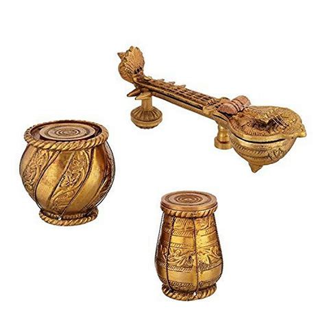 Aakrati VZX221 Sitar and Tabla Dugi Set Statue : Amazon.in: Home & Kitchen