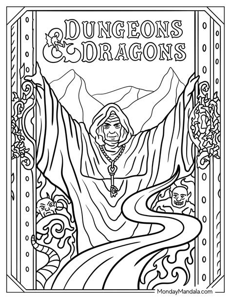 Dungeons And Dragons Coloring Pages