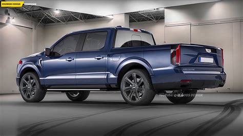 Rendering: How About That New 2026 Cadillac Escalade EXT Premium Pickup? - autoevolution