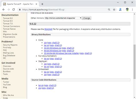 Tomcat Download for Java 的图像结果