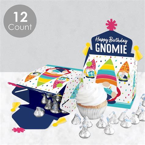 Buy Big Dot of Happiness Gnome Birthday - Treat Box Party Favors ...
