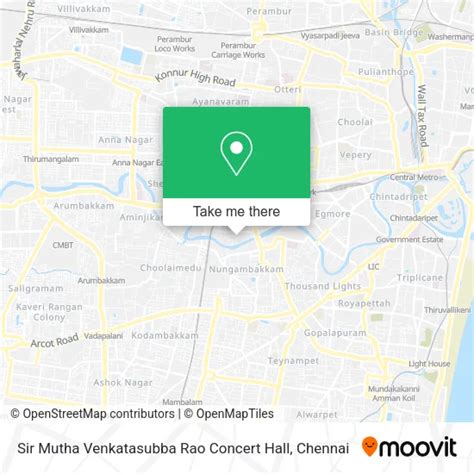 How to Get to Sir Mutha Venkatasubba Rao Concert Hall in Perambur ...