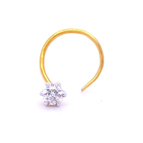 Buy quality Zara one diamond nose pin in Bardoli