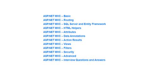 C# .Net MVC SQL Tutorial 的图像结果