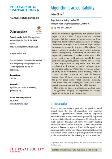 Image result for Algorithmic accountability Explained