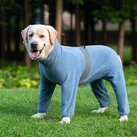 Buy Miaododo Polar Fleece Dog Clothes Winter for Medium Large Dog ...