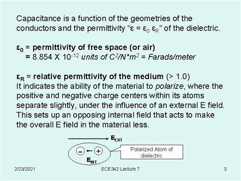 Image result for Permittivity and Capacitance