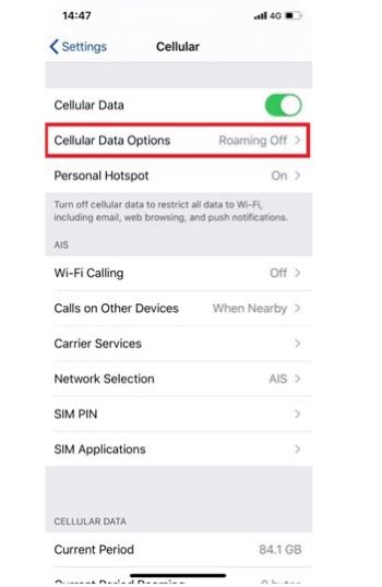 Image result for iPhone Settings Menu Volte
