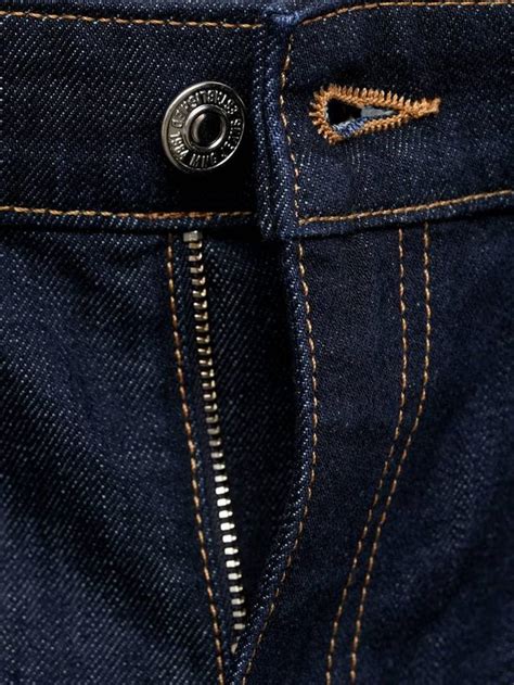 Mango Annie Wide Leg Fit Jeans, Dark Blue
