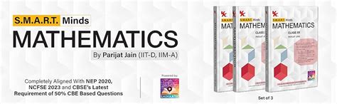 S.M.A.R.T. Minds Mathematics Textbook for CBSE Class 12th Vol. 1, 2 & 3 ...