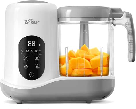 Amazon.com: BEAR 2022 Baby Food Maker | One Step Baby Food Processor ...