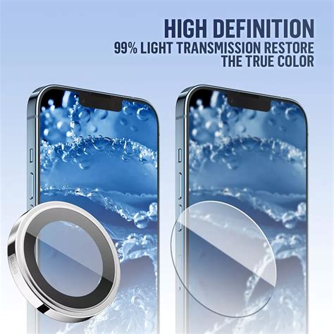 Blueo PVD Stainless Steel Camera Lens Ring for iPhone 14 Pro /14 Pro ...