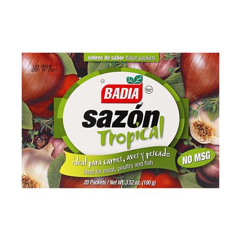 Pack of 15, Badia Sazon Tropical, 3.52 oz - Walmart.com